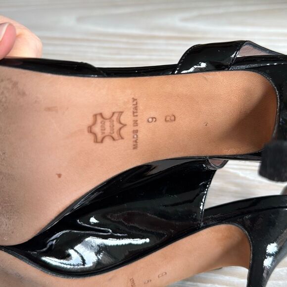 Isaac Mizrahi Slingback Heels size 9 black - Picture 11 of 11